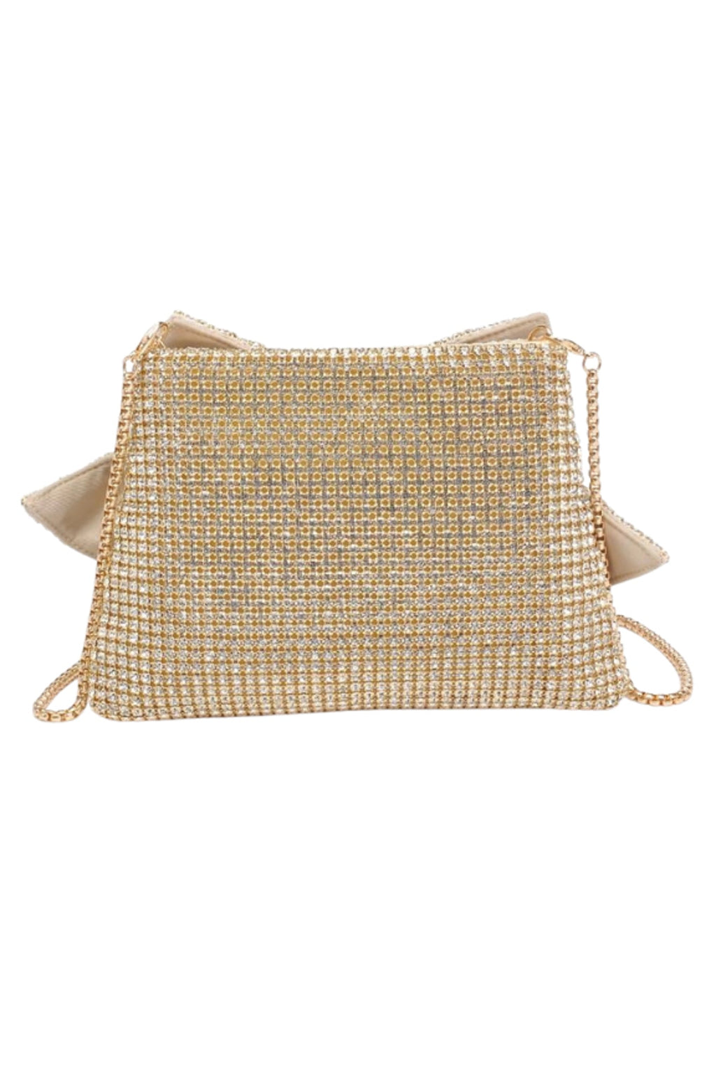 Geneva Bow Evening Bag | Gold