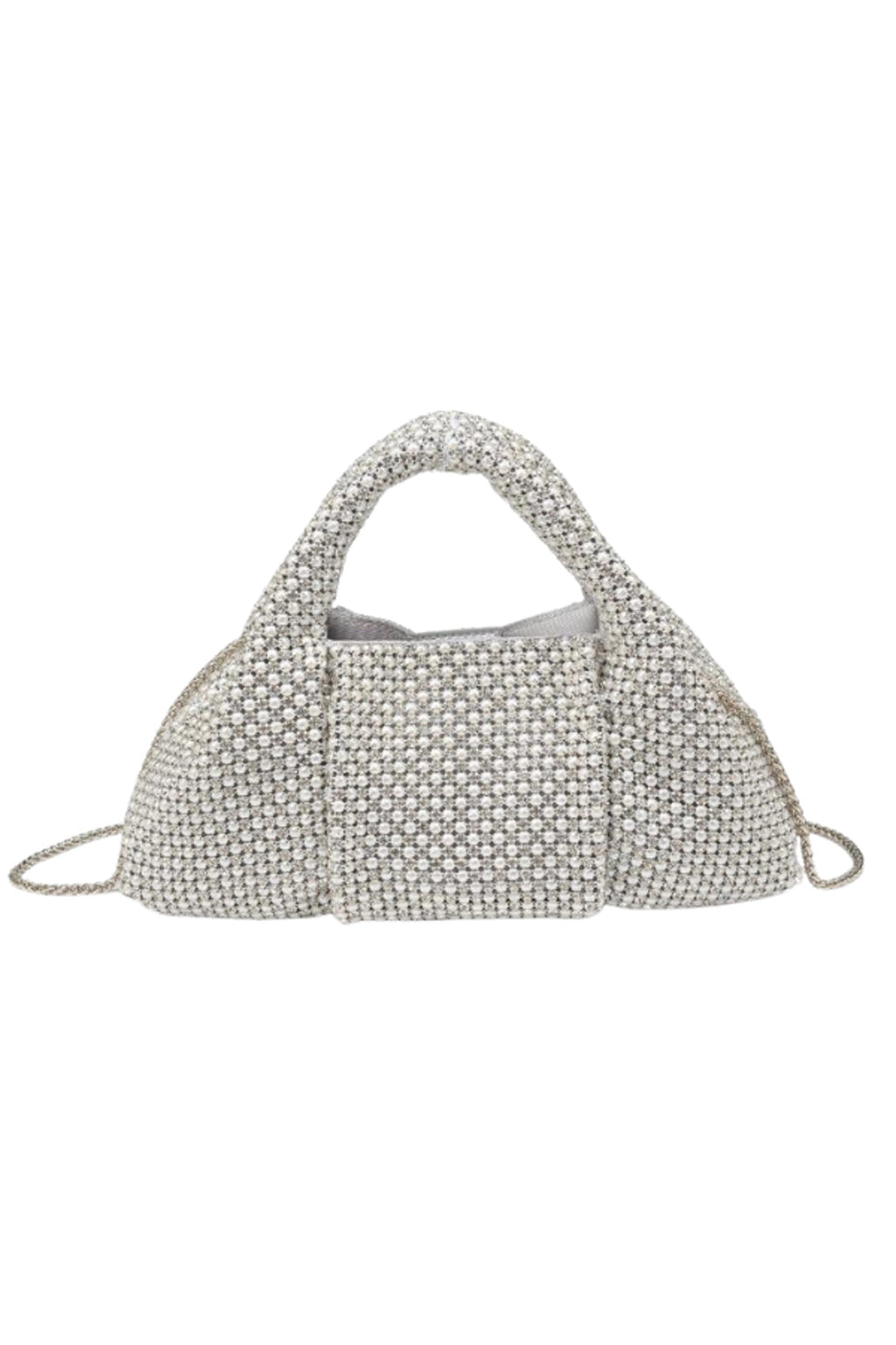Juliette Evening Bag | Pearl Silver