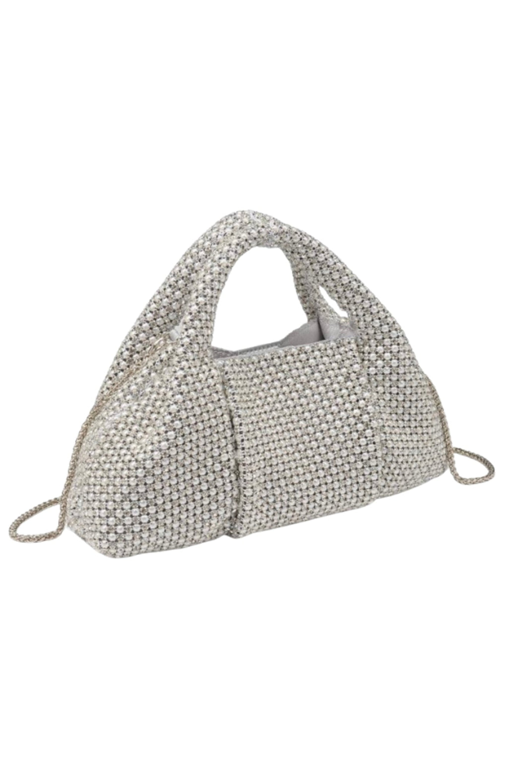 Juliette Evening Bag | Pearl Silver