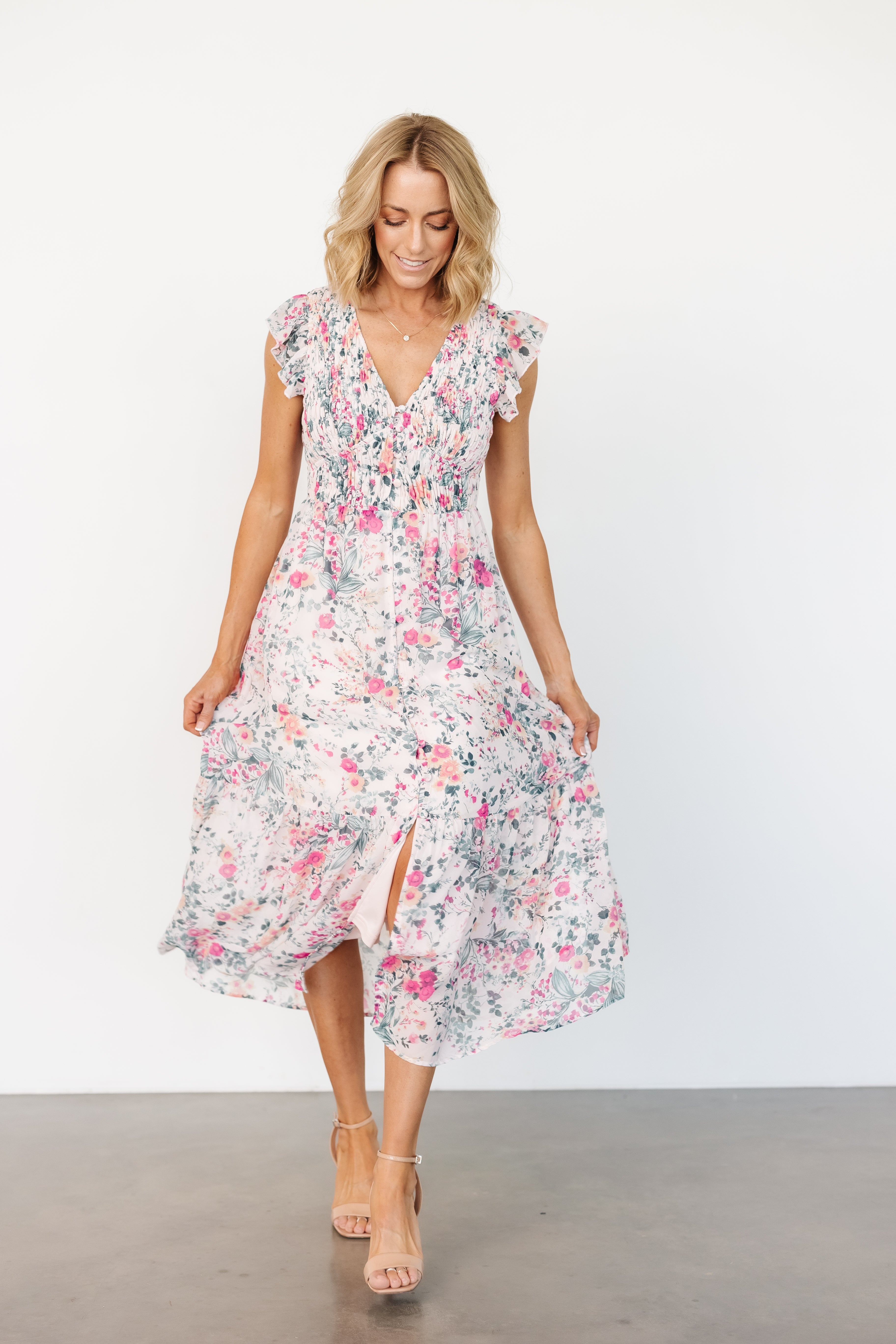 Florencia Dress | Blush + Sage