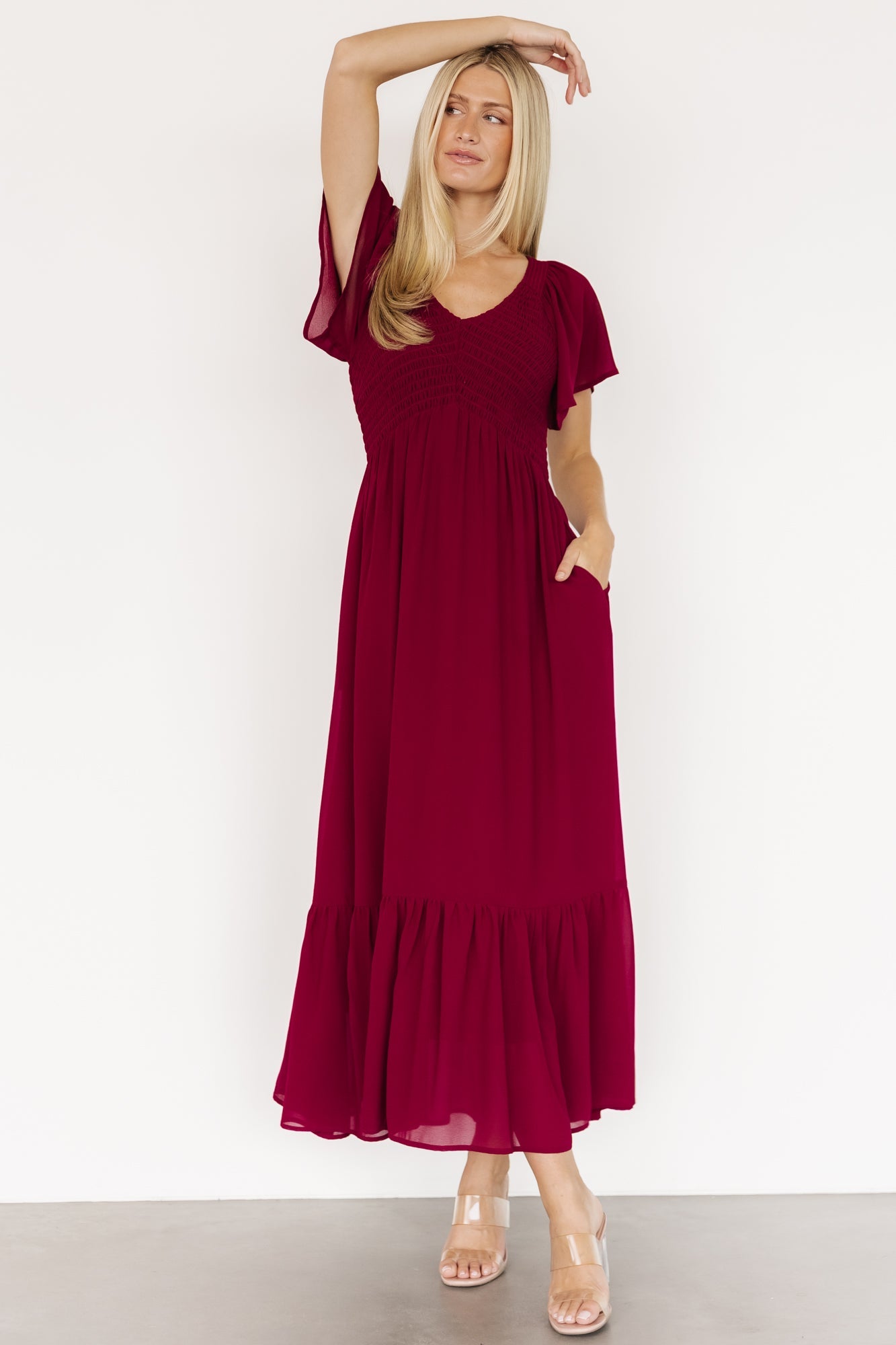 Monica Smocked Dress | Mulberry