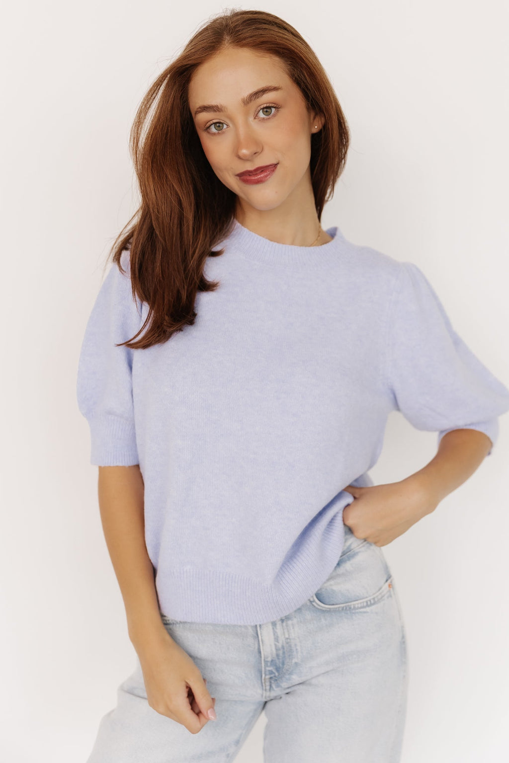 Keira Sweater Top | Lavender