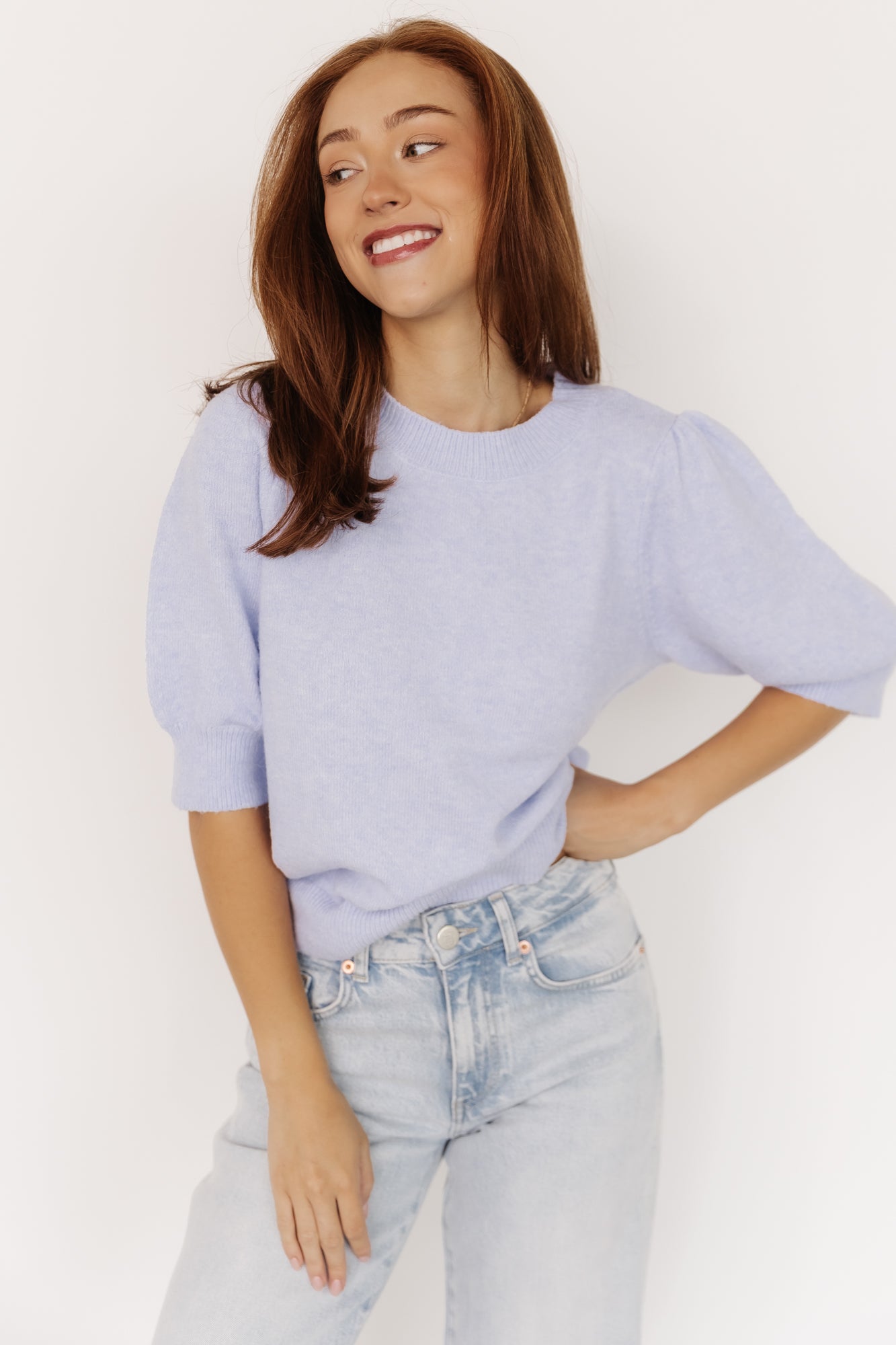 Keira Sweater Top | Lavender