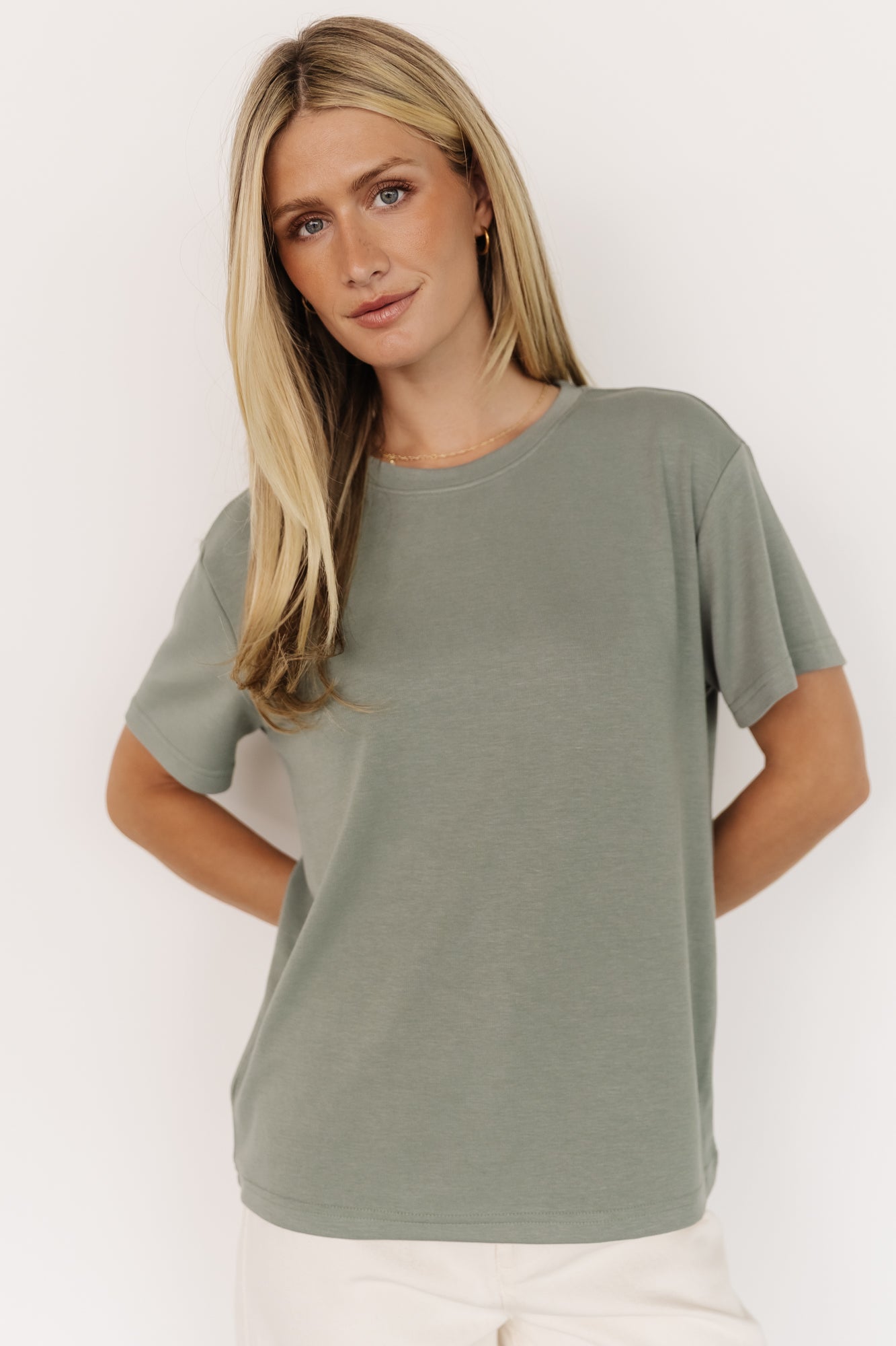 Elliot Relaxed Tee | Sage
