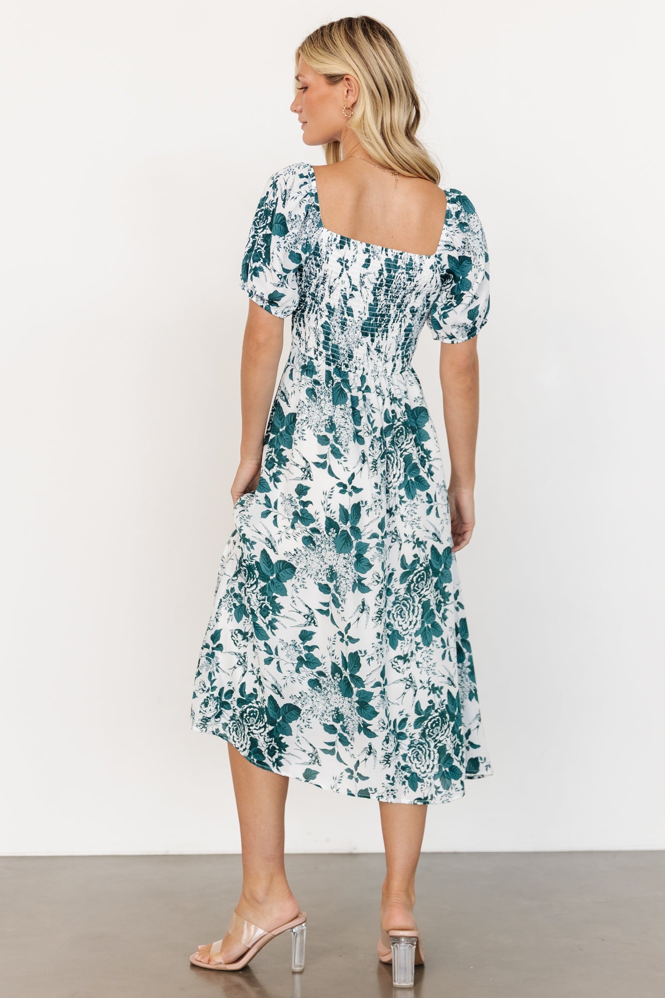 Cadence Midi Dress | Jade Floral