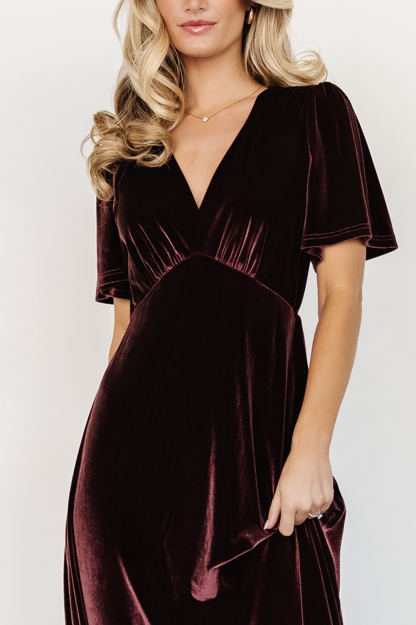 Vivian Velvet Maxi Dress | Clove