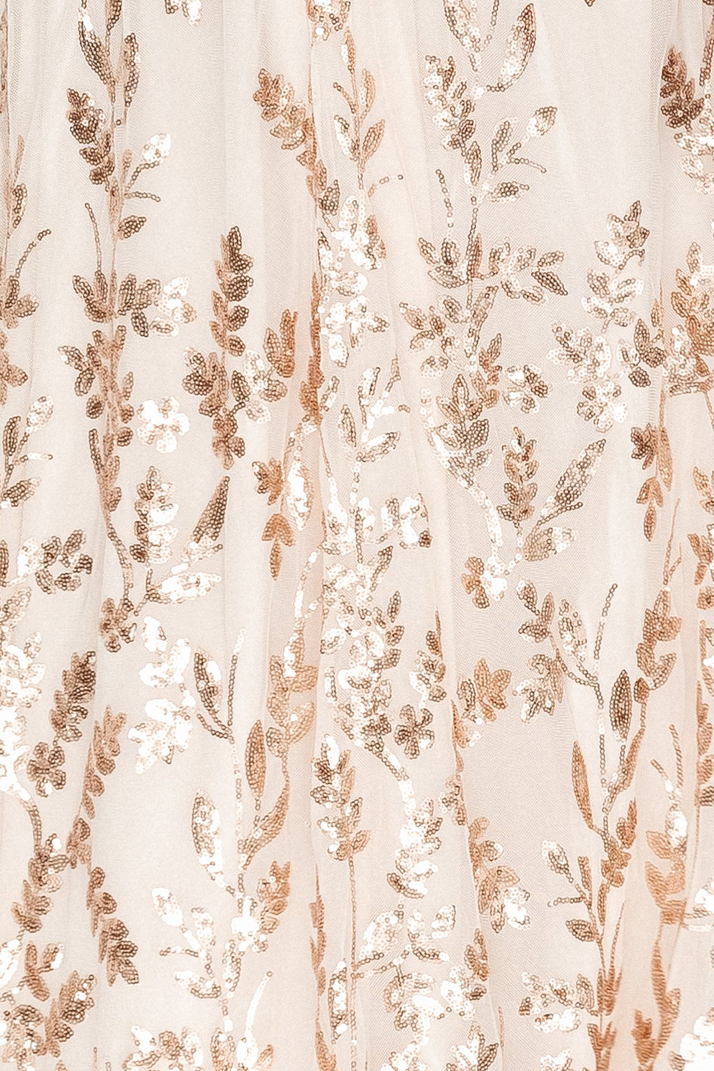 Fabric Swatch - Destiny Sequin | Rose Gold