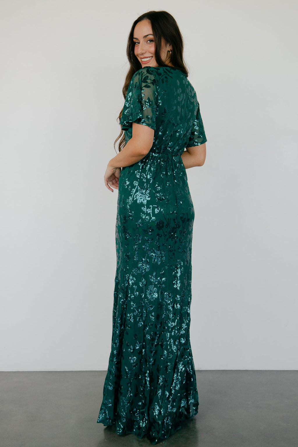 Esme Sequin Dress | Emerald