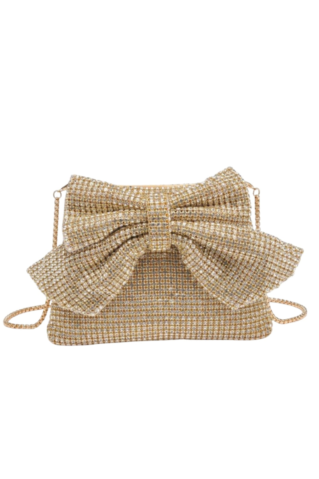 Geneva Bow Evening Bag | Gold
