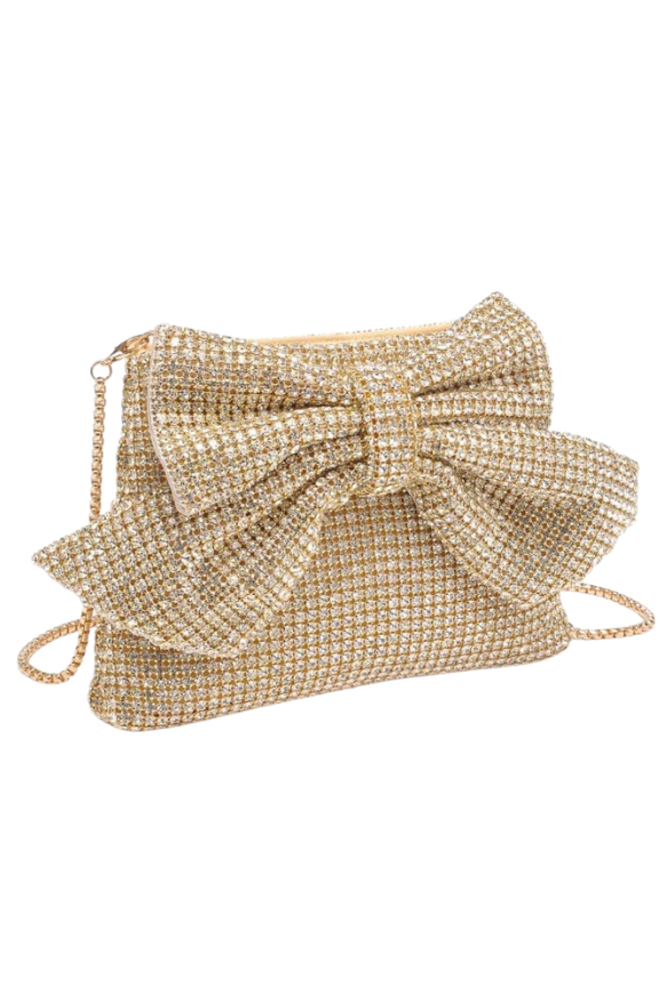 Geneva Bow Evening Bag | Gold