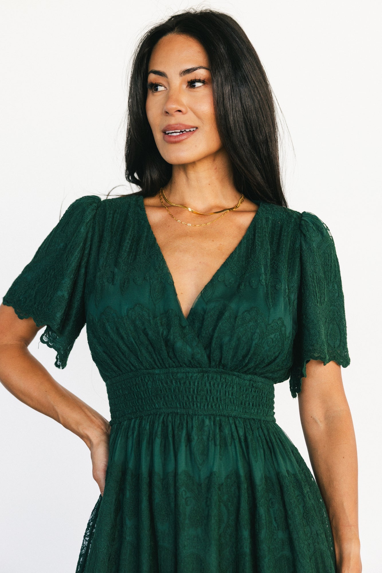 Milena Midi Dress | Green