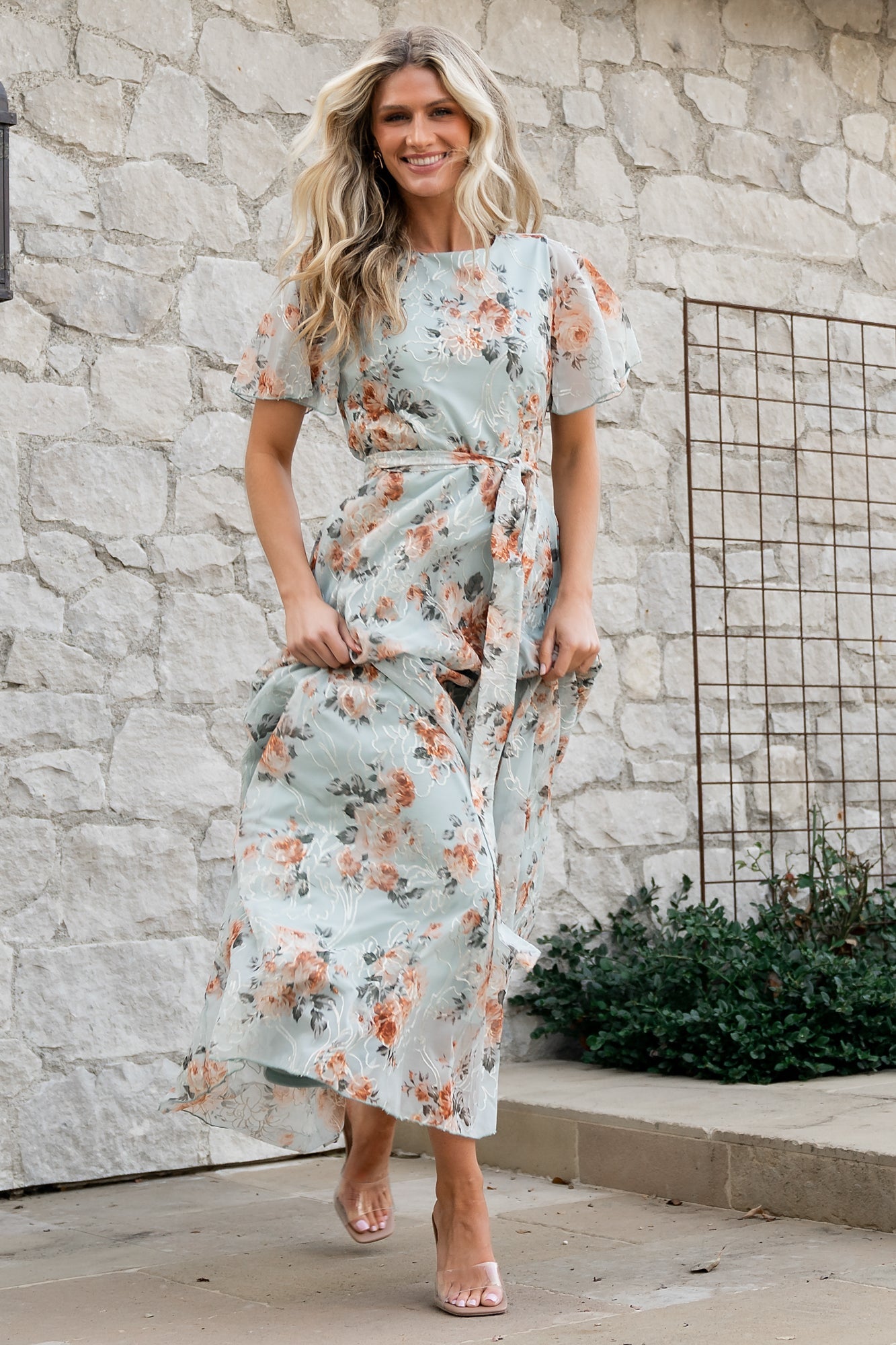 Katalaya Maxi Dress  | Sage + Gold