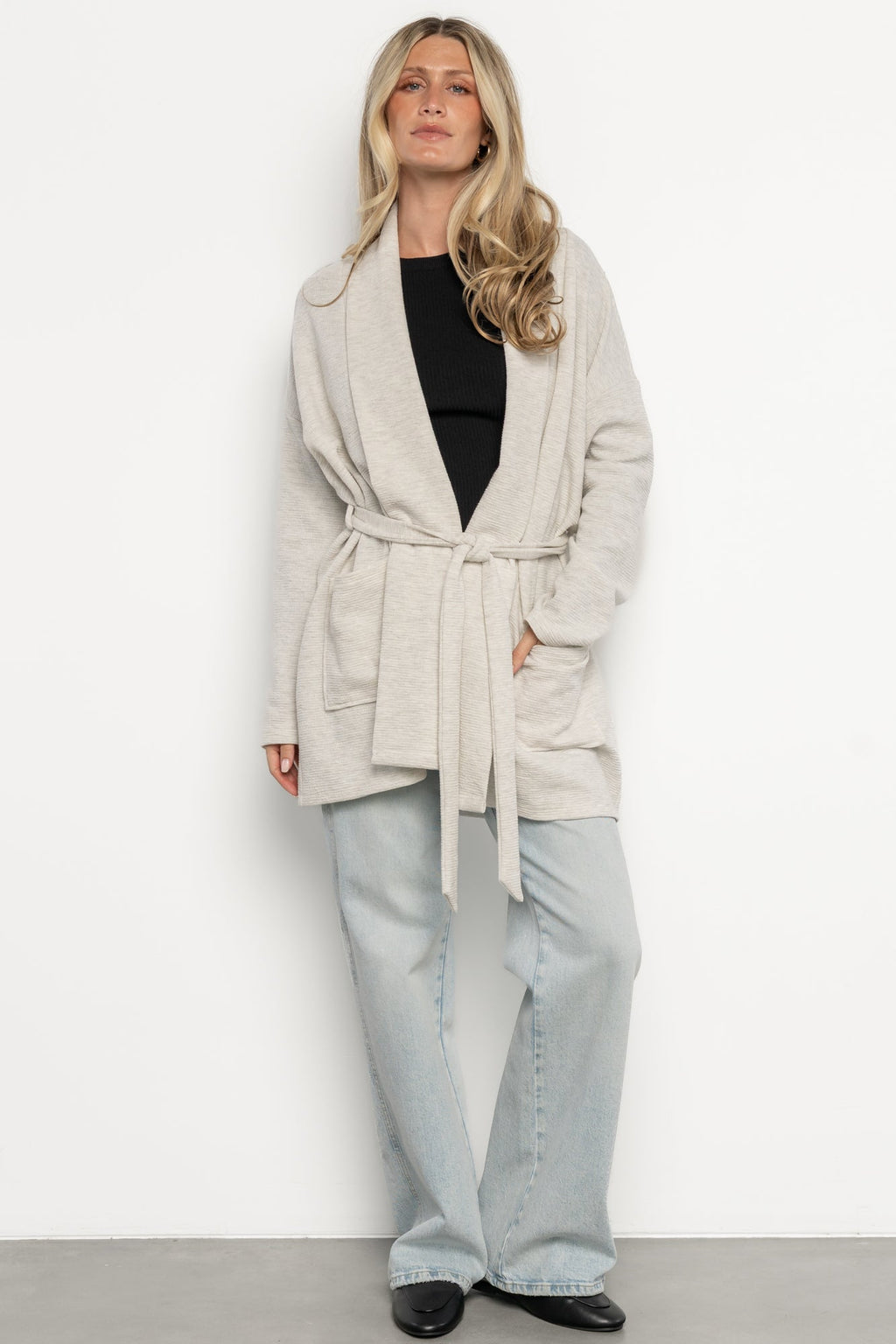 Clairemont Cardigan | Light Gray