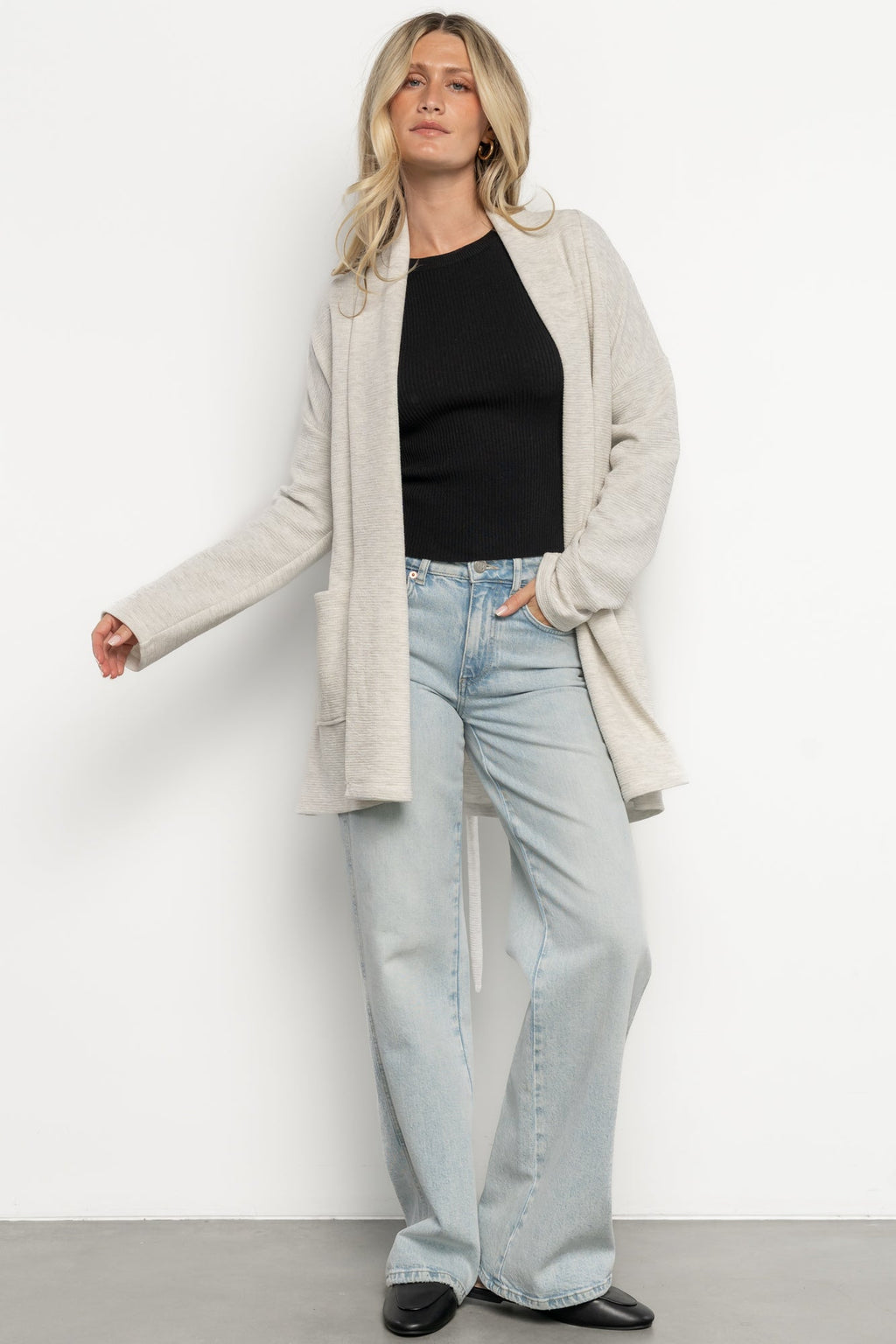 Clairemont Cardigan | Light Gray