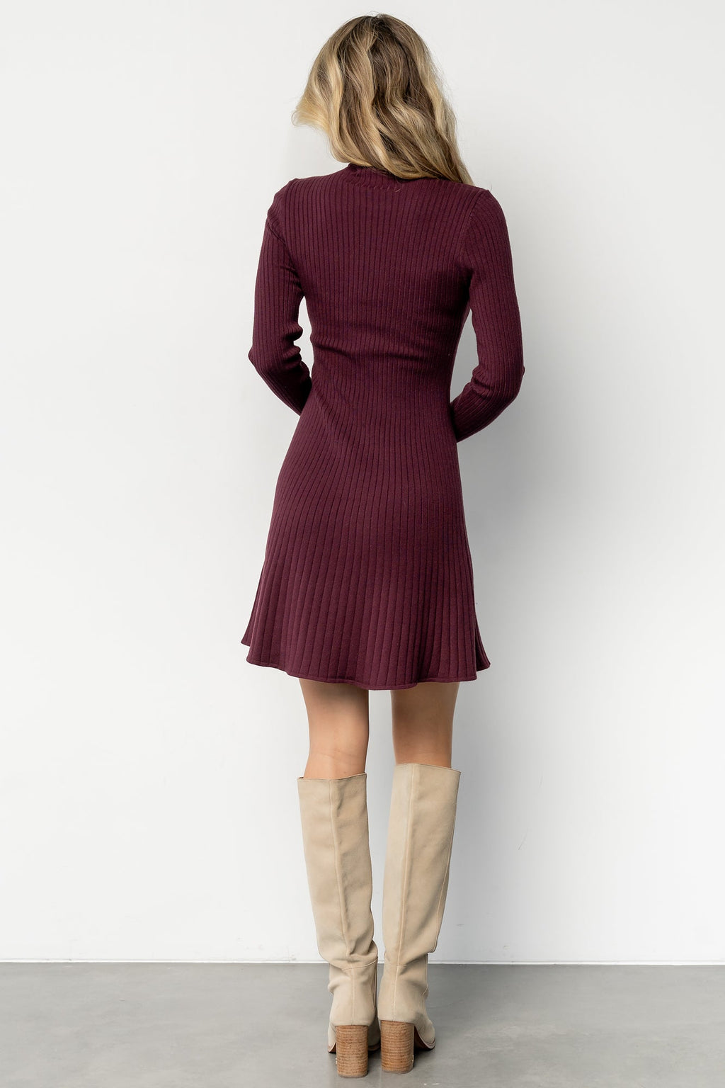 Linde Ribbed Short Dress | Mulberry