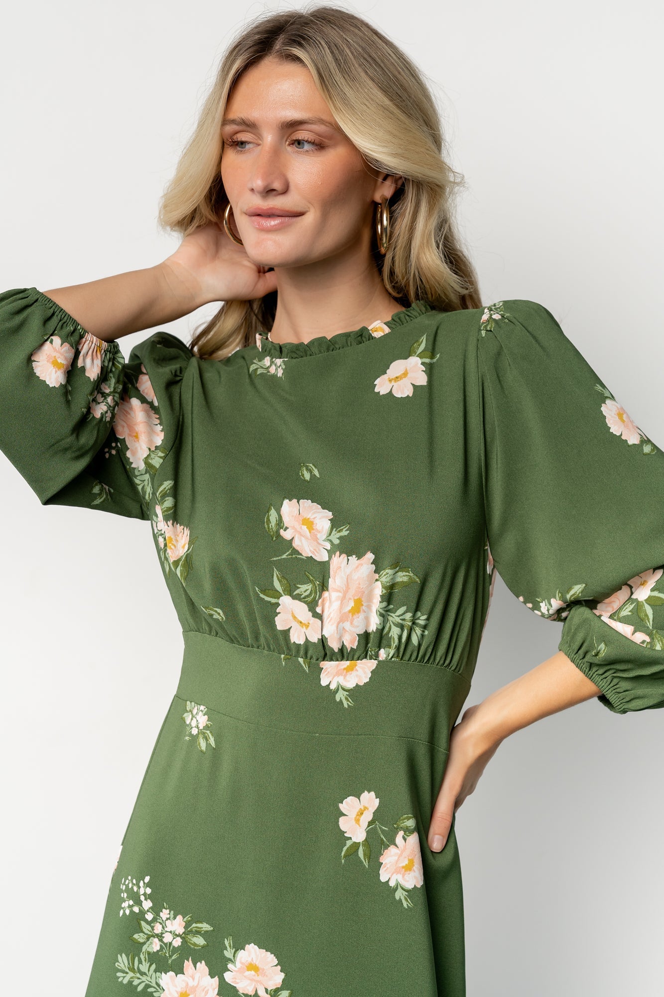 Karalie Maxi Dress | Green Floral