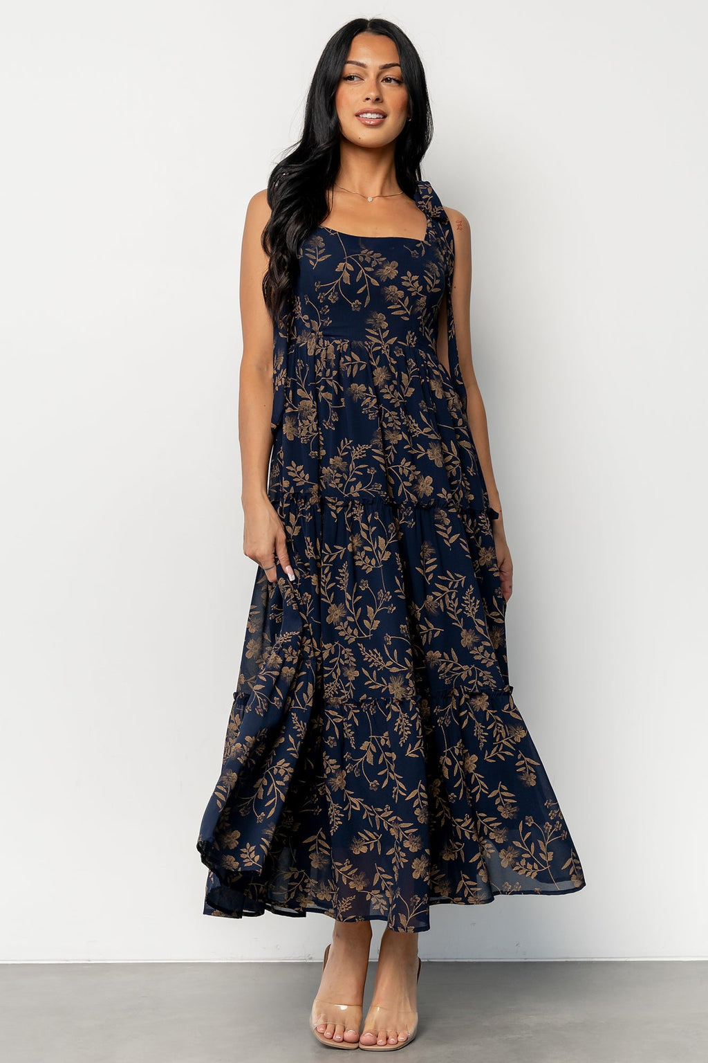 Anita Maxi Dress | Midnight + Gold Floral