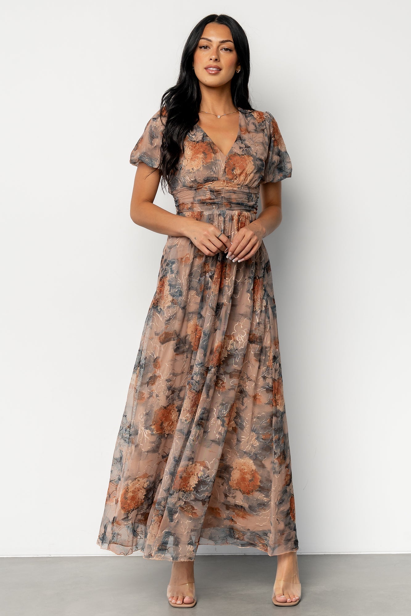 Ardley Maxi Dress | Copper + Slate Floral
