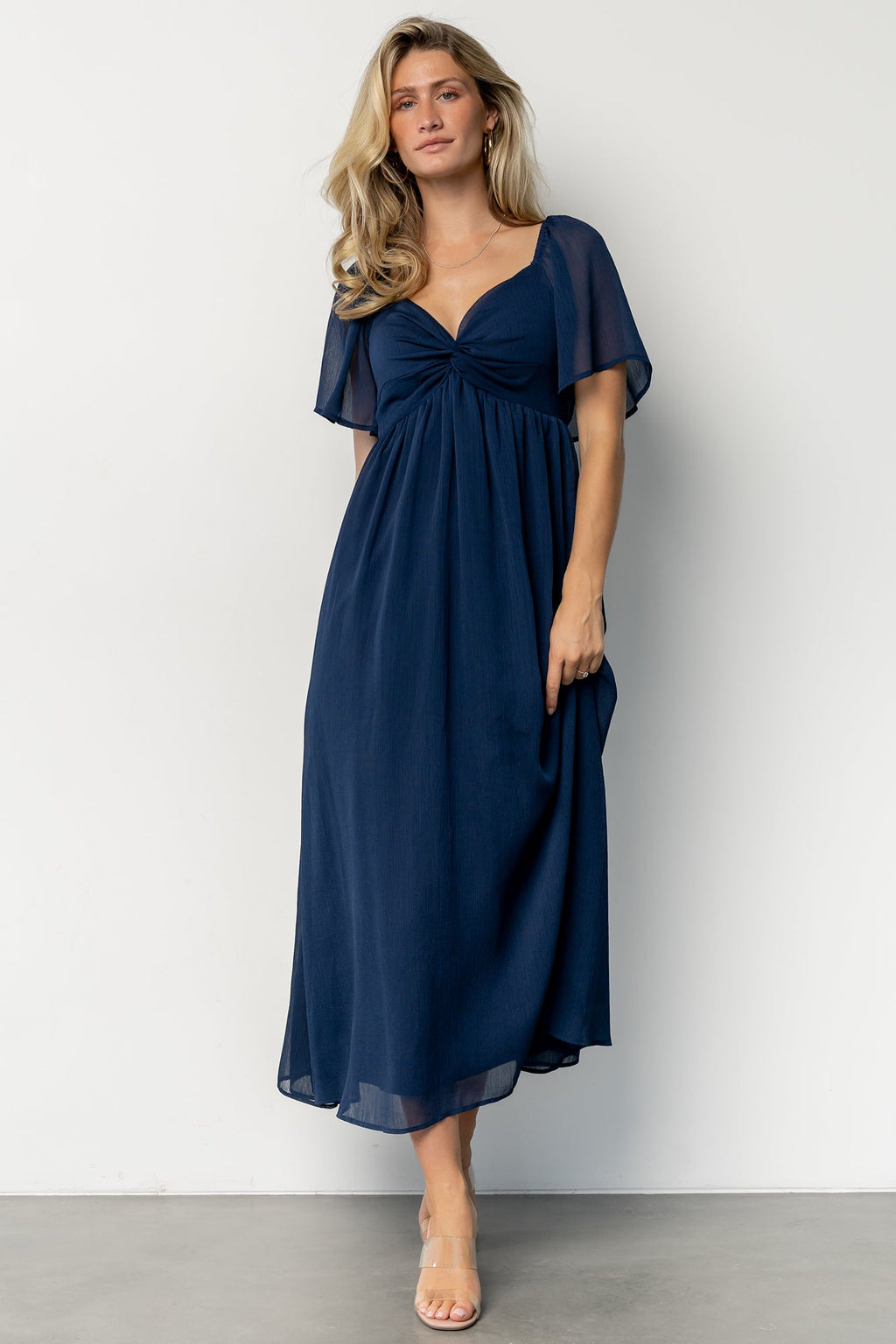 Nora Midi Dress | Navy