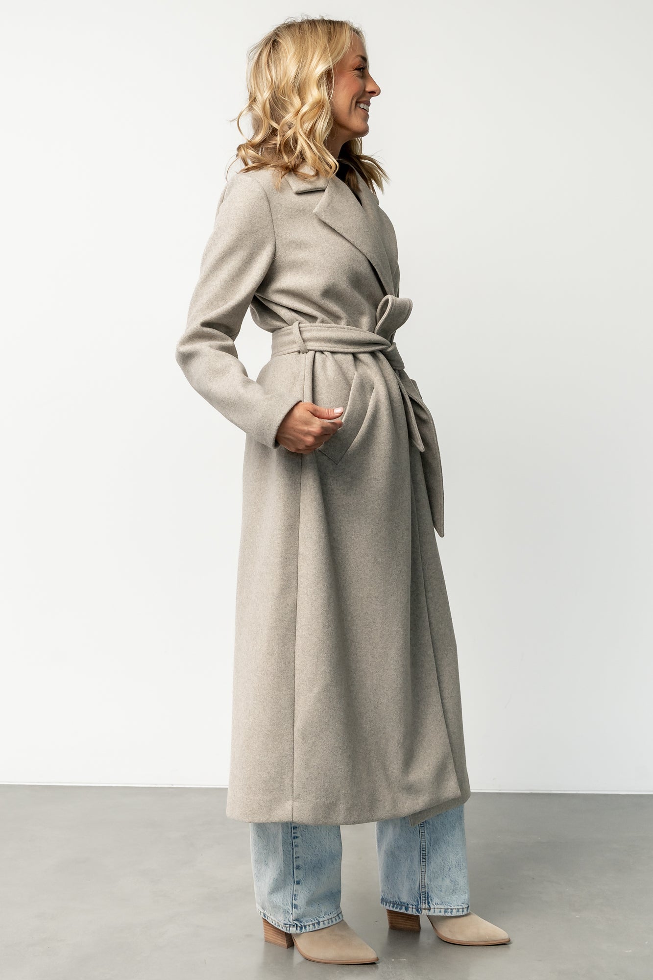 Glenwood Coat | Greige