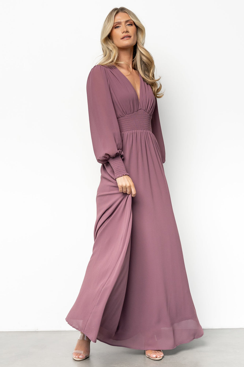 Olivia Maxi Dress | Vintage Plum