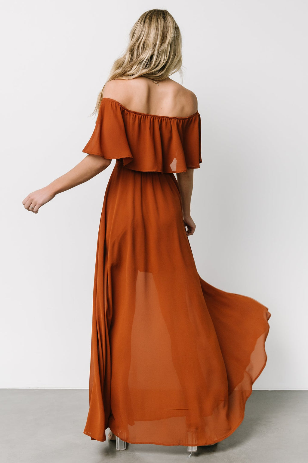 Victoria Off Shoulder Maxi Dress | Spice