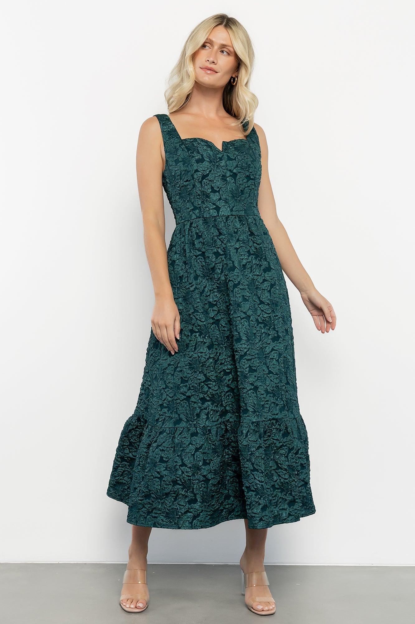 Maura Midi Dress | Green