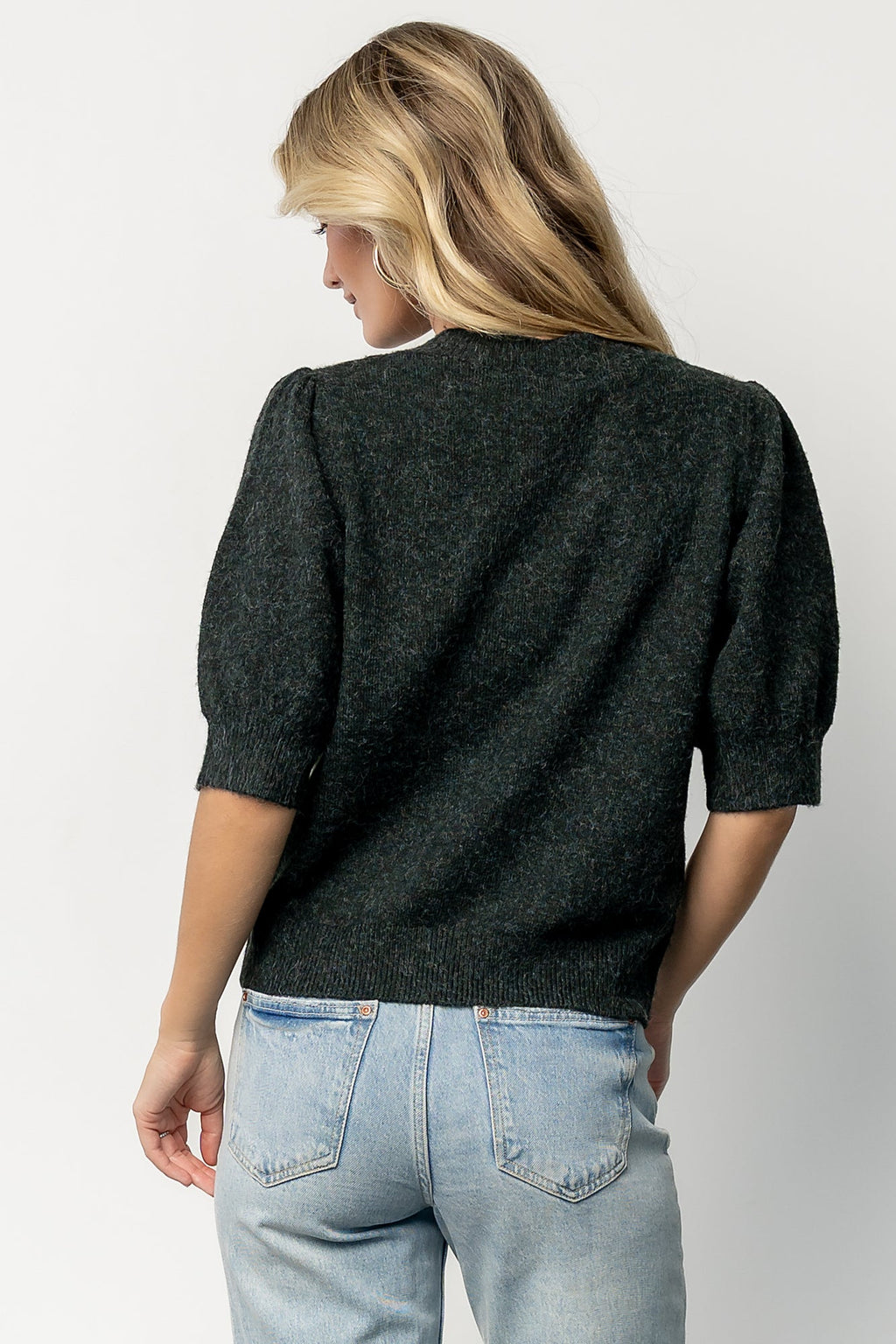 Keira Sweater Top | Dark Green
