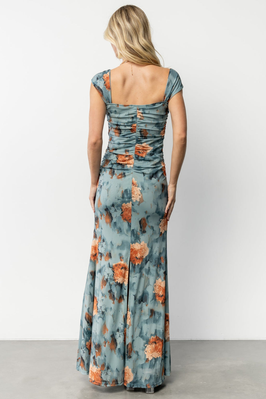 Amelia Tank Maxi Dress | Vintage Teal + Rust