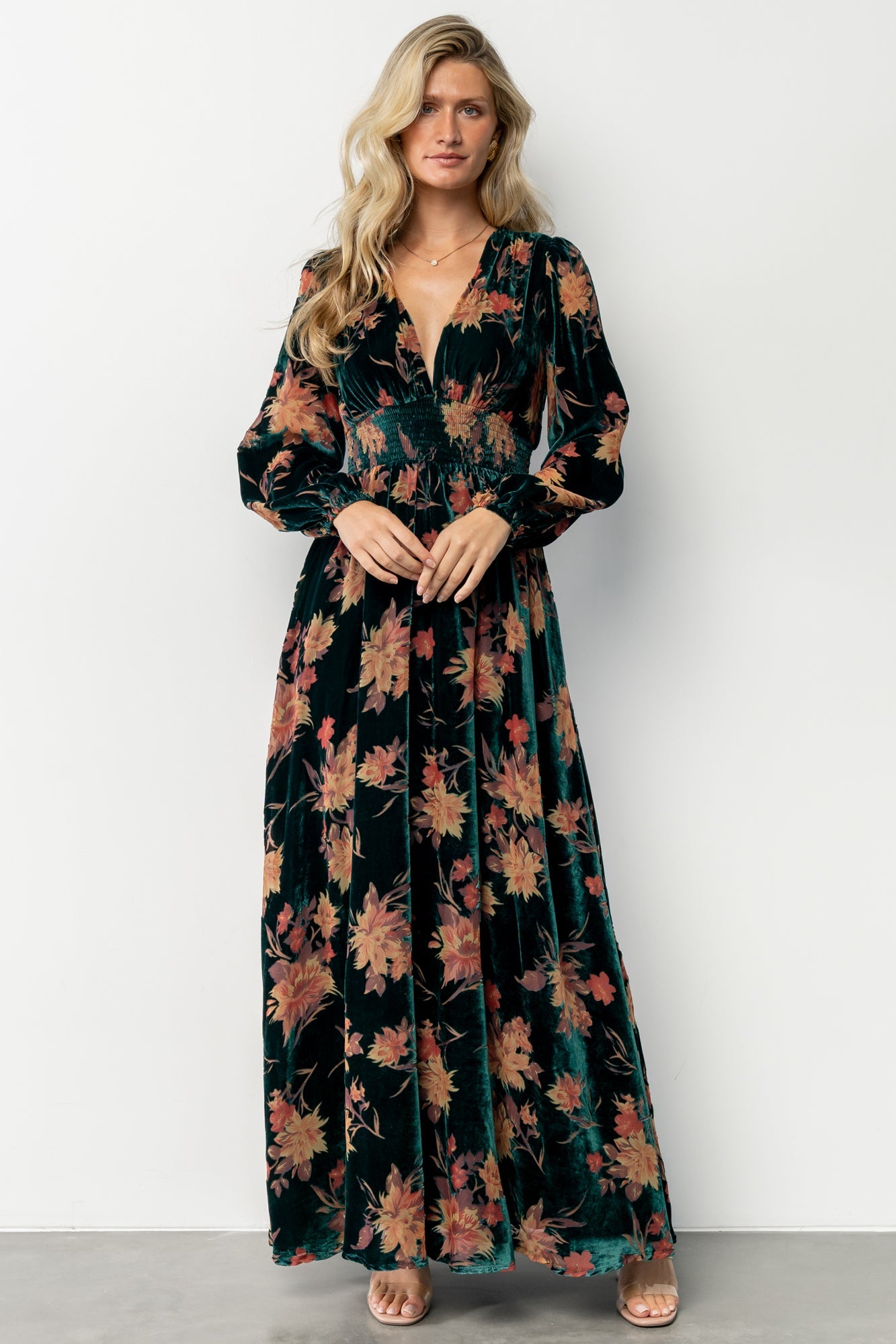 Elina Maxi Dress | Jade Multi Floral