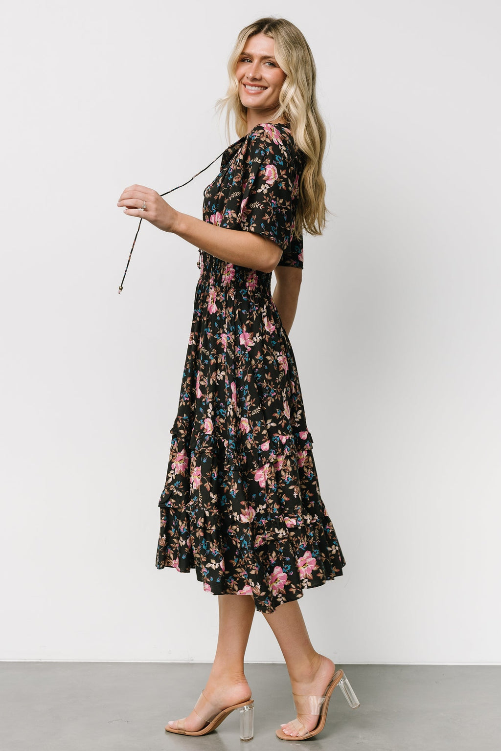 Spell Boho Midi Dress | Midnight Garden