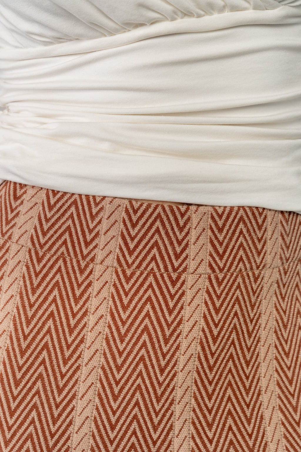 Astrid Midi Skirt | Rust Print