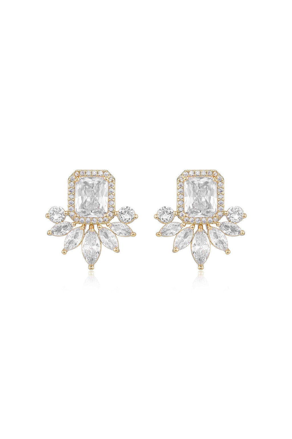 Shine Crystal Stud Earrings