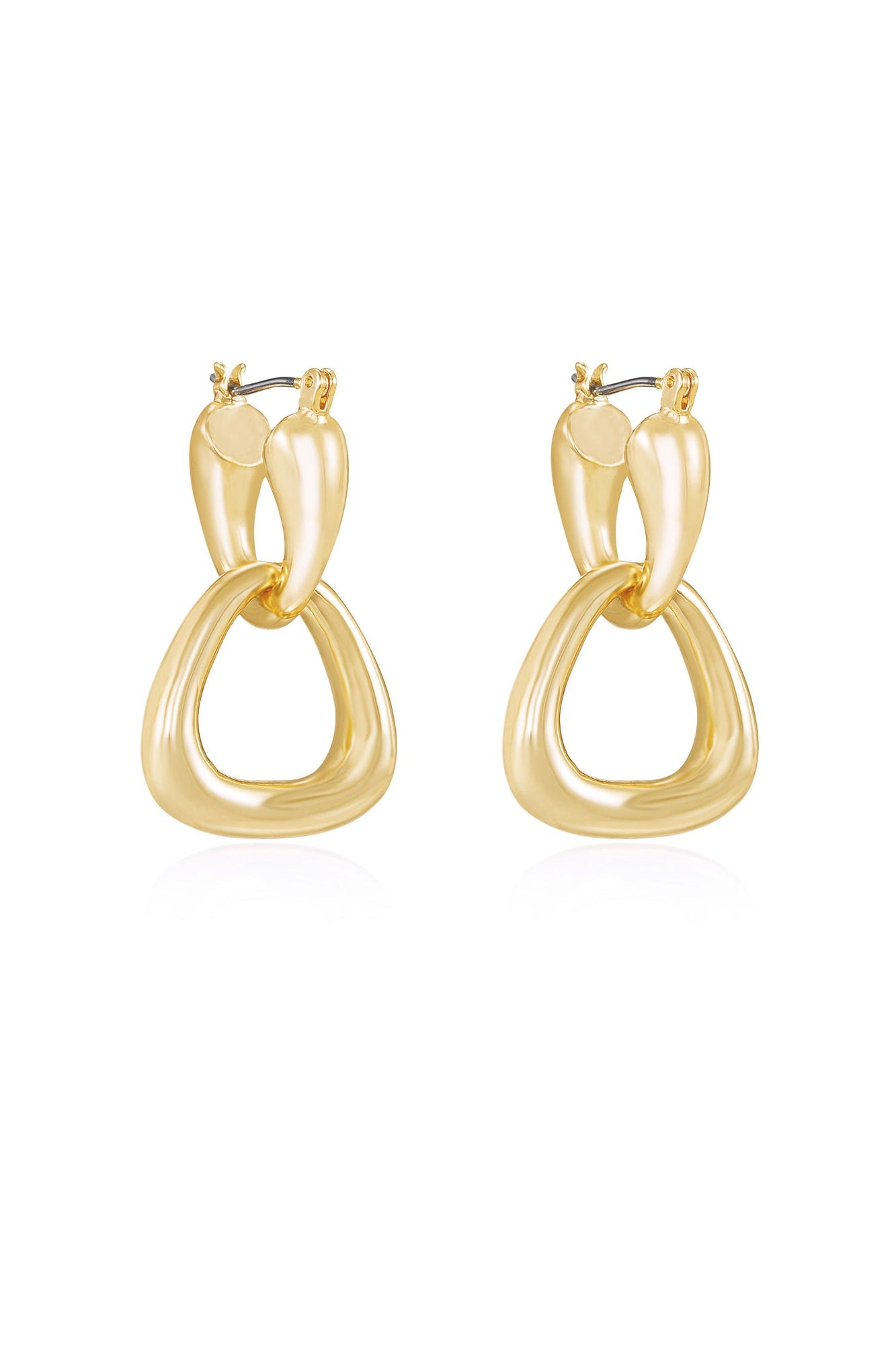 Baby Double Dangle Hoop Earrings