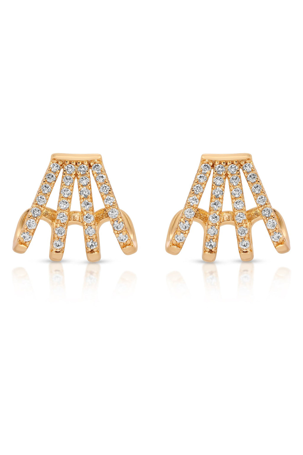 Glisten Wing Pavé Earrings