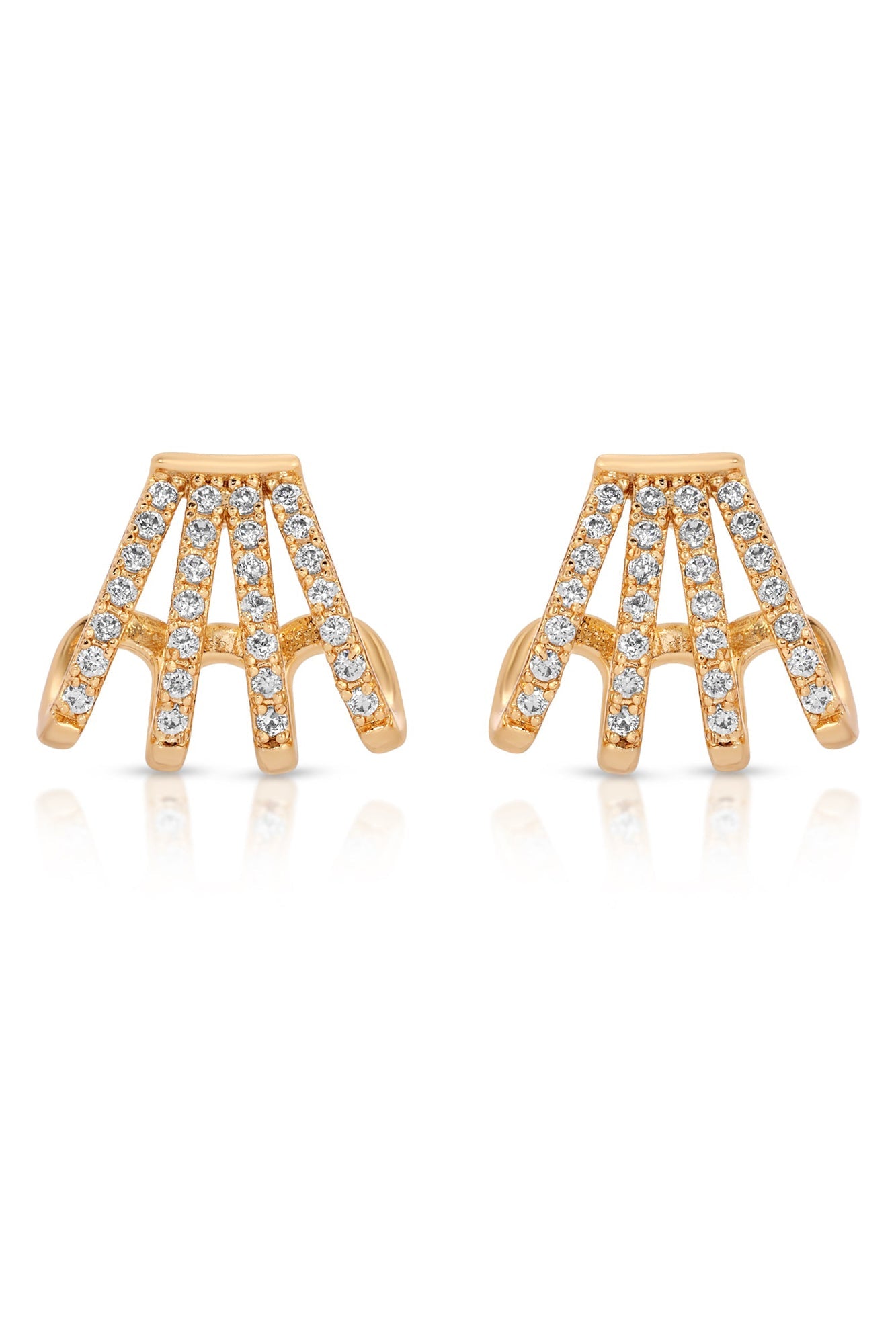 Glisten Wing Pavé Earrings