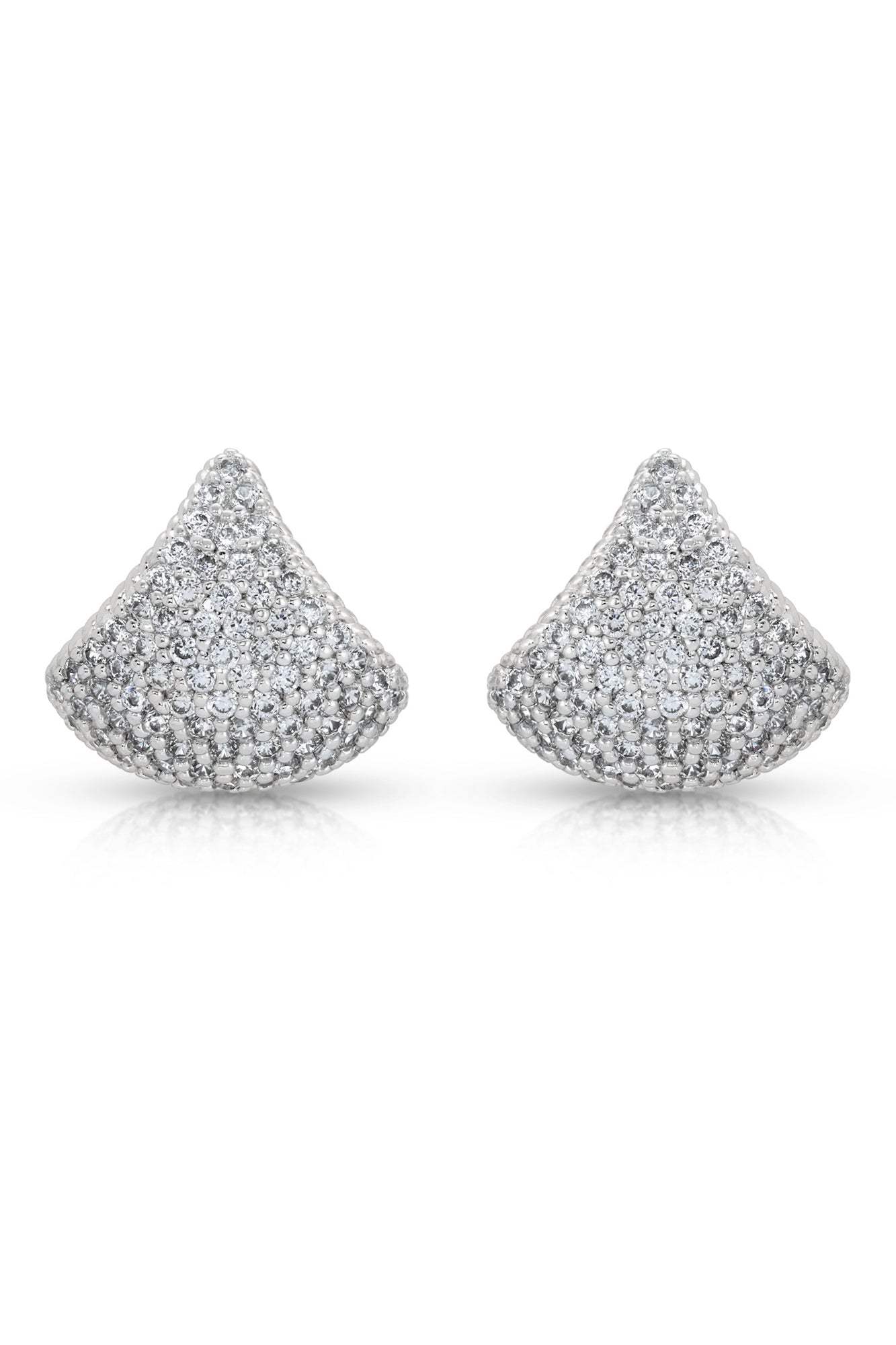 Pavé Encrusted Huggie Hoops