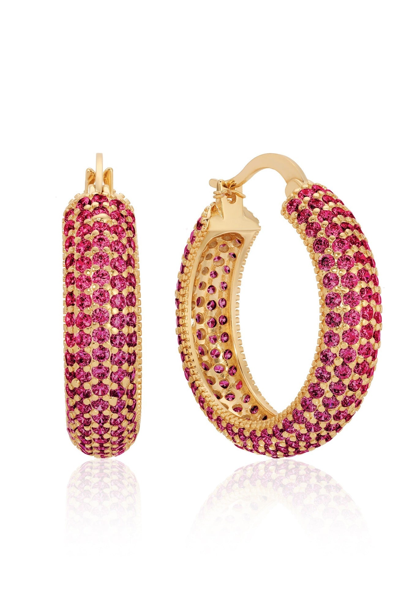 Sparkle Bits Mini Crystal Hoops