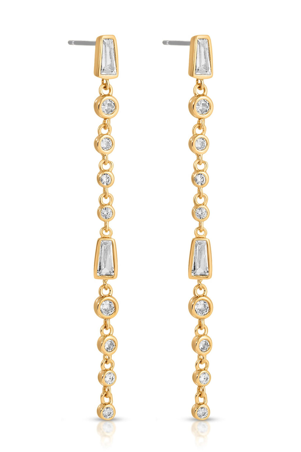 Crystal Linear Earrings