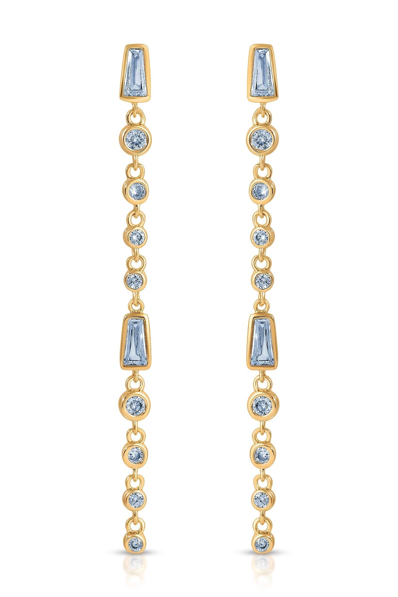 Crystal Linear Earrings