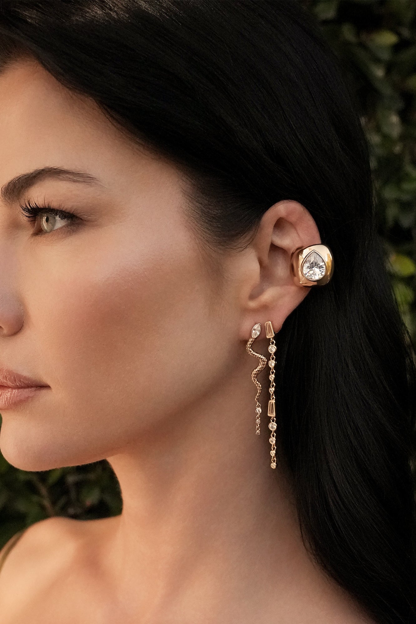 Crystal Linear Earrings