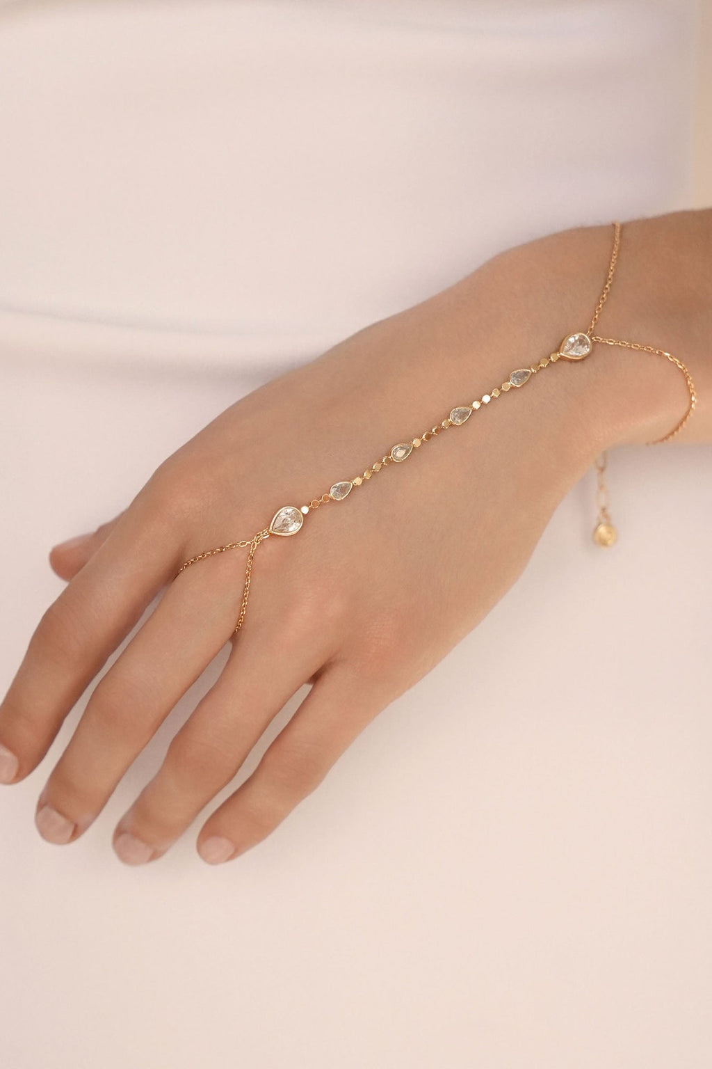 Dripping Crystal Hand Chain