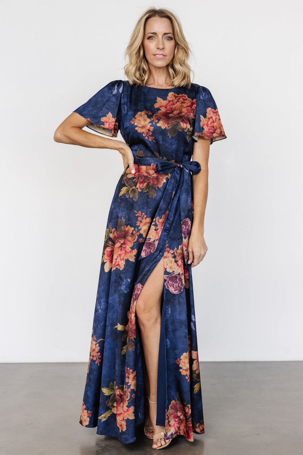 Colina Maxi Dress | Navy Floral