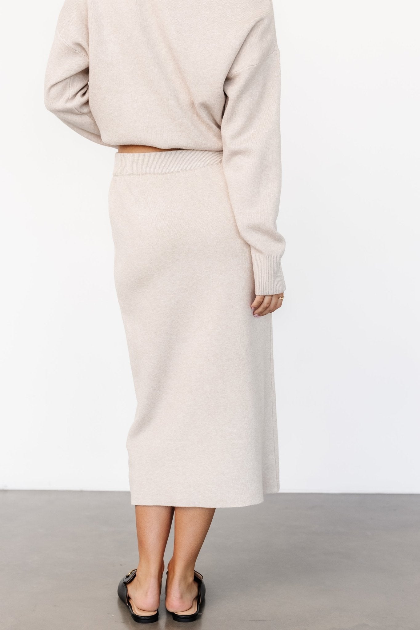 Ali Knit Skirt | Taupe