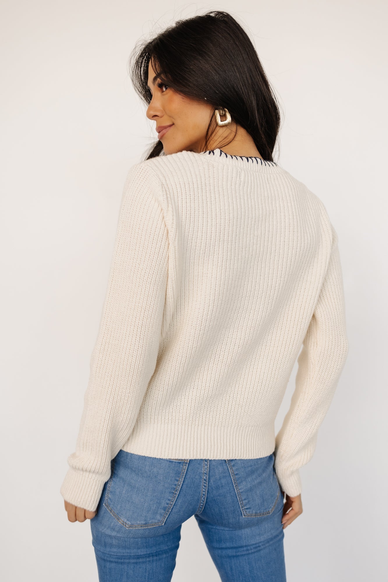 Alyssa Knit Sweater | Cream
