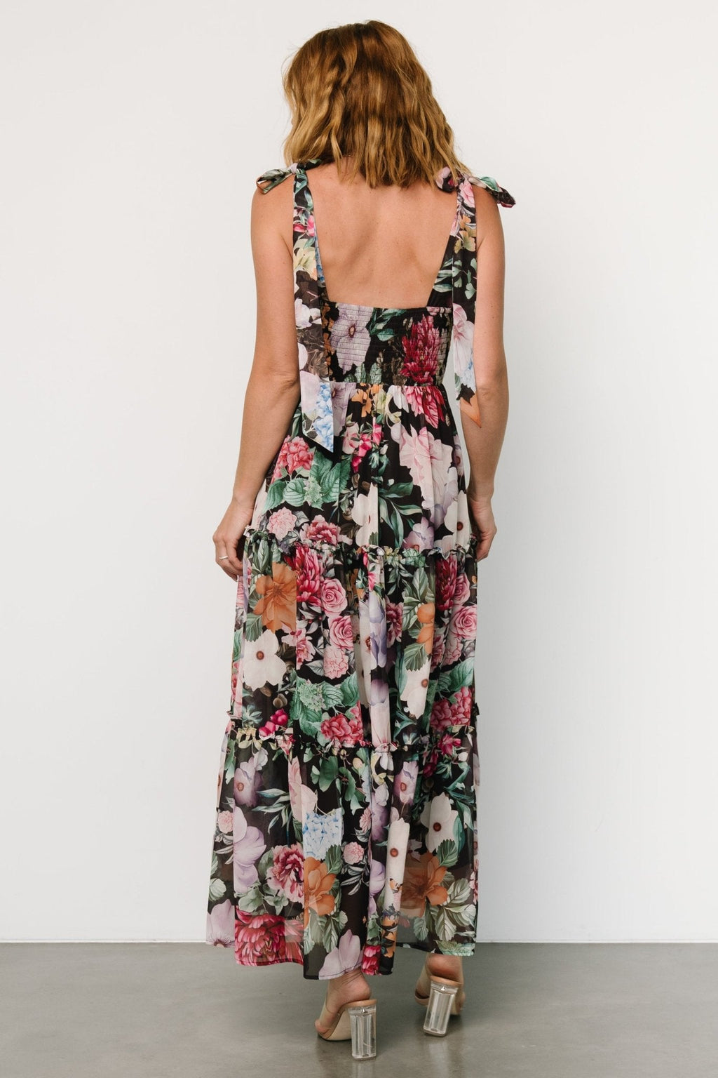 Anita Maxi Dress | Black Multi Floral