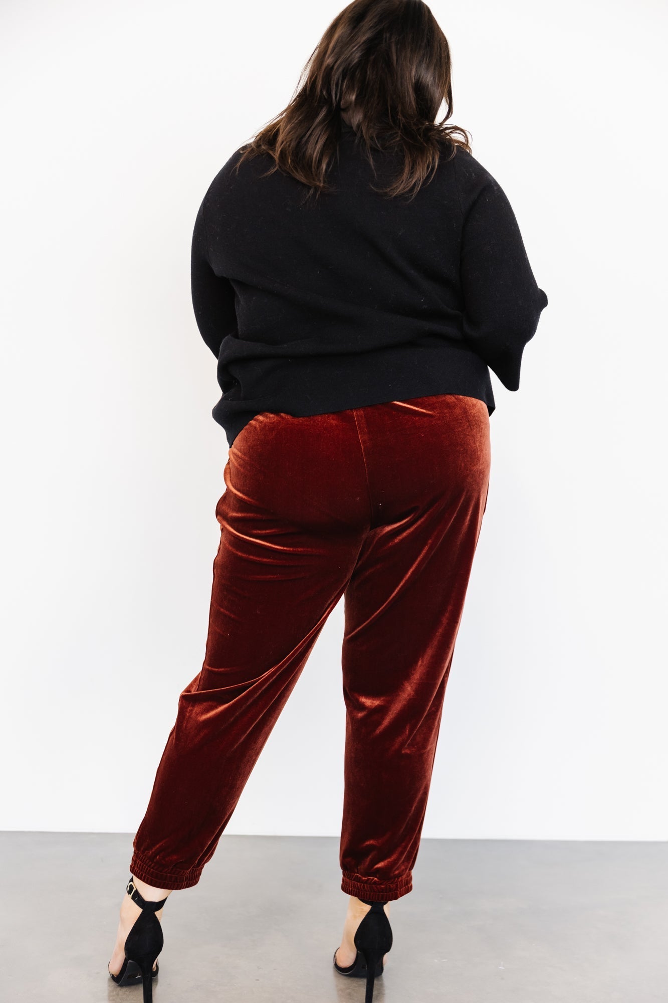 Archie Velvet Jogger Pants | Cinnamon