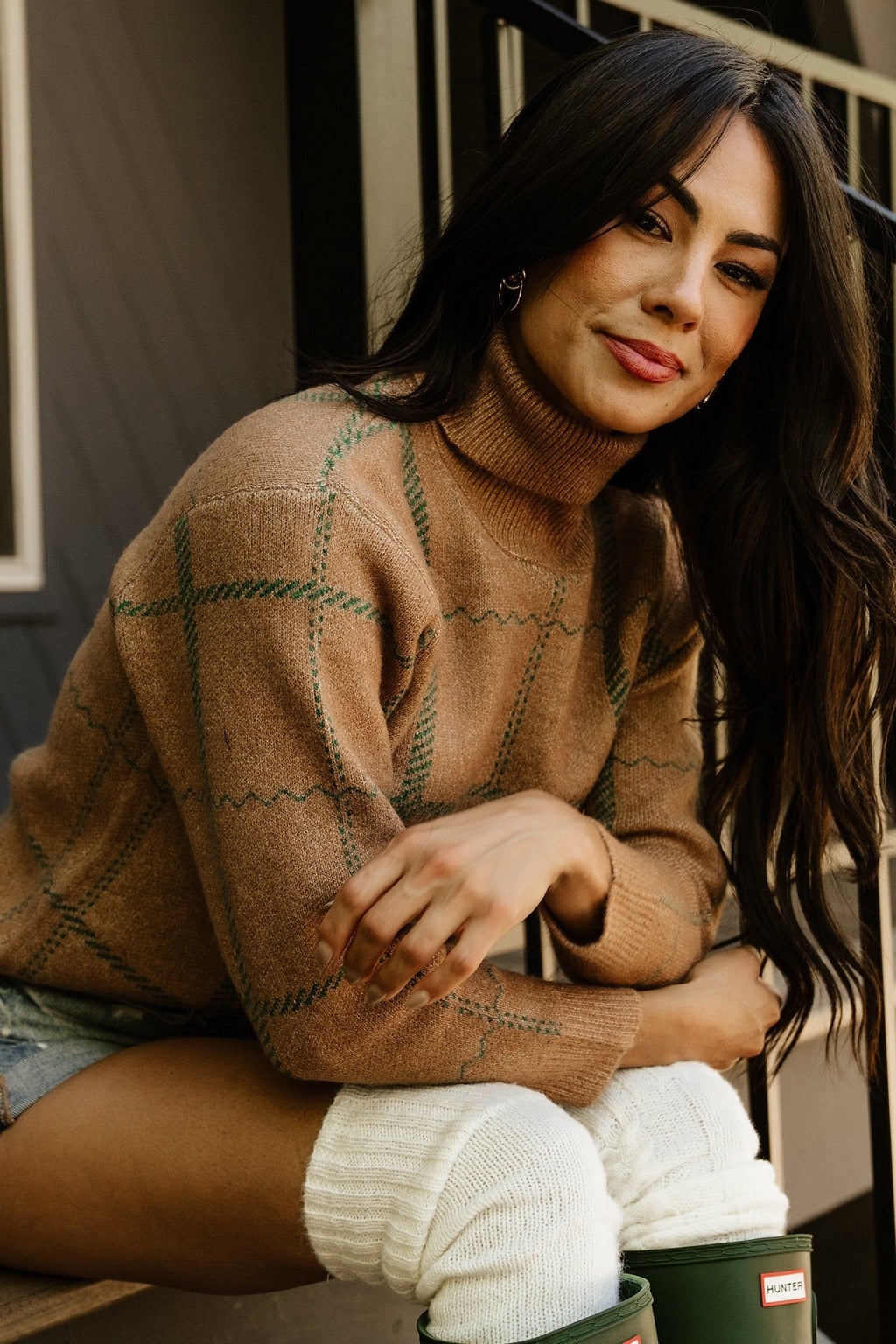 Arden Turtleneck Sweater | Camel