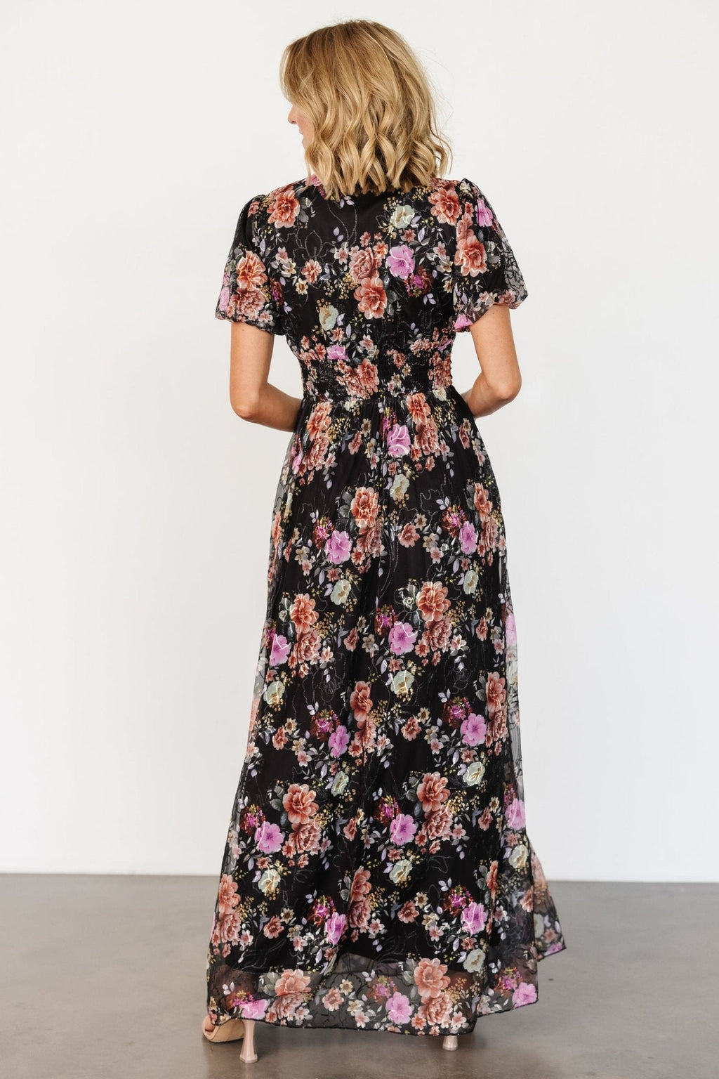 Ardley Maxi Dress | Black Multi Floral