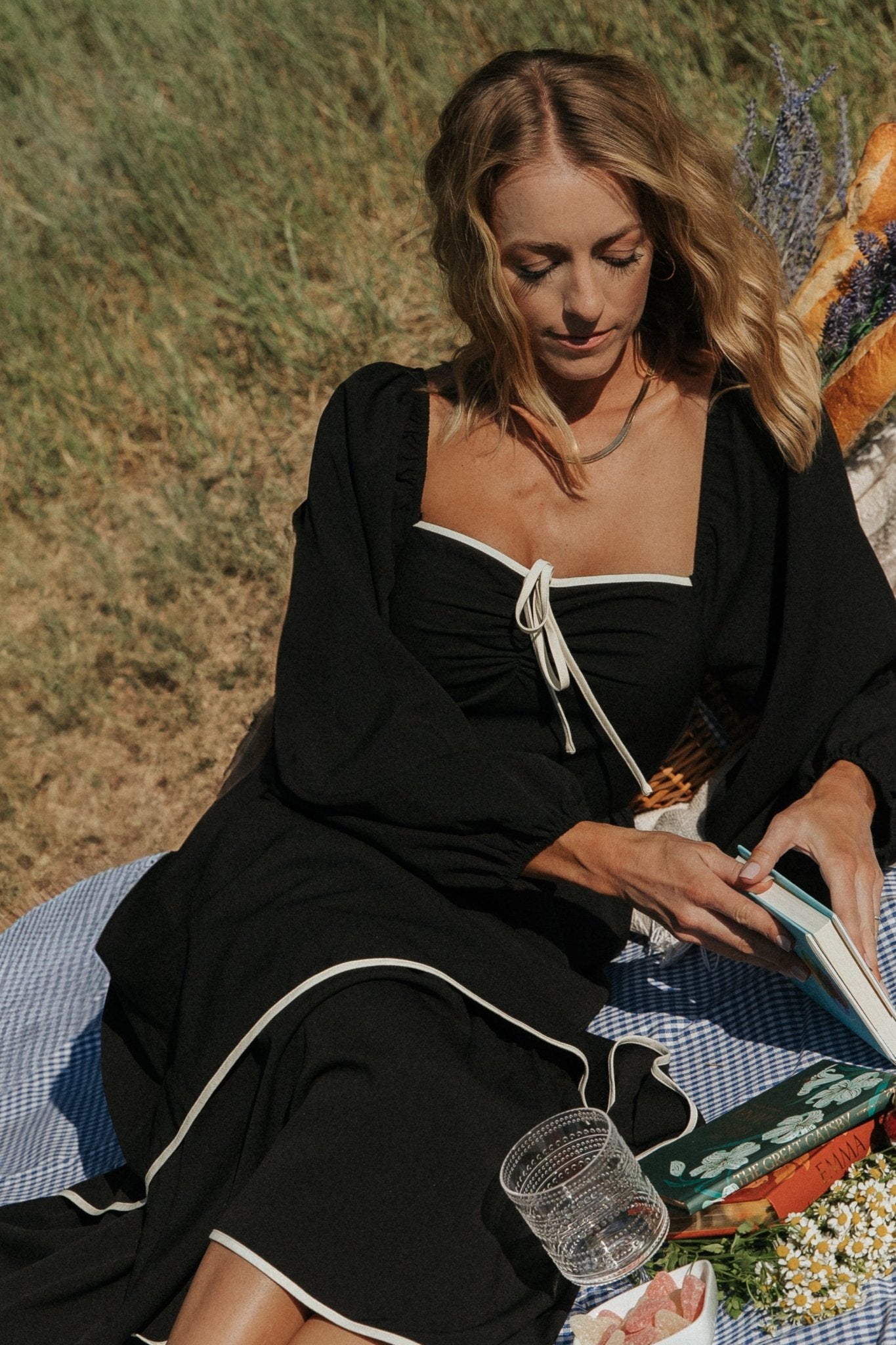 Barcelona Tiered Dress | Black